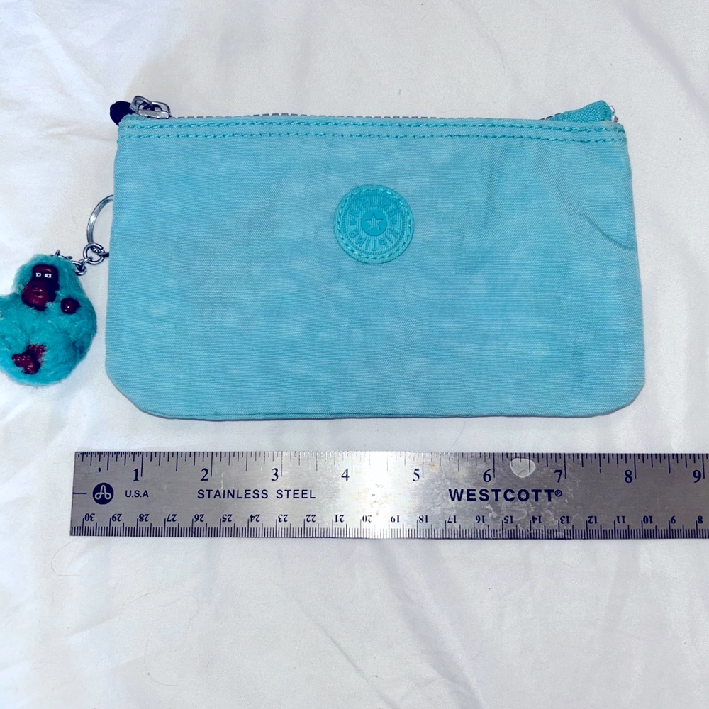 Kipling Blue Creativity Large Pouch 5 Pocket Wall… - image 1